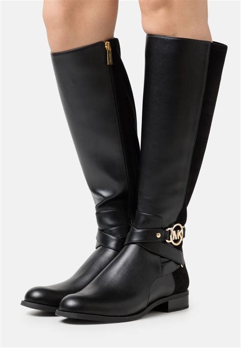 rockstiefel schwarz michael kors|Michael Kors jet set.